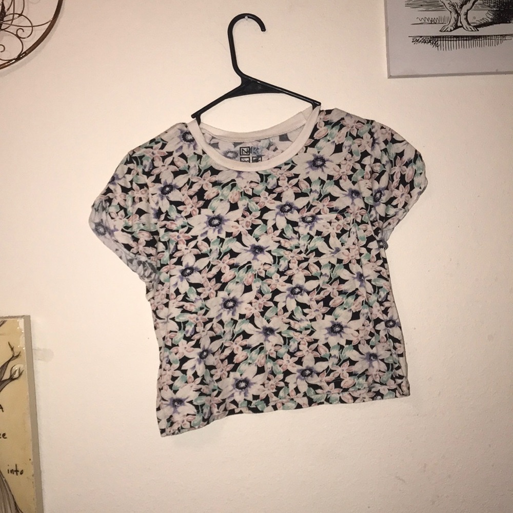 Floral crop top